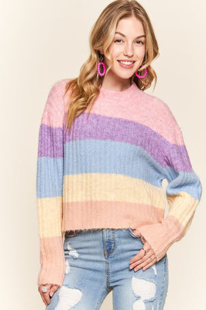 COLOR BLOCK SWEATER - Patty's Porch by PBSD |Children's clothing and Dance wear | Jackson Tennessee