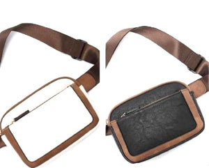 Belt Bag for Women Leather Fanny Pack Crossbody Bag