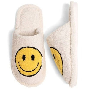 Winter Luxury Soft Happy Face Slipper - Patty's Porch by PBSD |Children's clothing and Dance wear | Jackson Tennessee