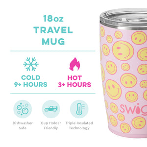 Oh Happy Day Travel Mug (18oz) - Patty's Porch by PBSD |Children's clothing and Dance wear | Jackson Tennessee