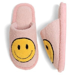 Winter Luxury Soft Happy Face Slipper - Patty's Porch by PBSD |Children's clothing and Dance wear | Jackson Tennessee