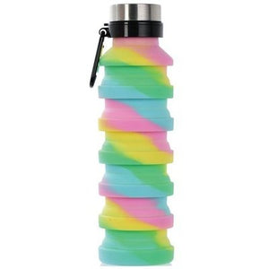 Swirl Tie Dye Silicone Collapsible Water Bottle - Patty's Porch by PBSD |Children's clothing and Dance wear | Jackson Tennessee
